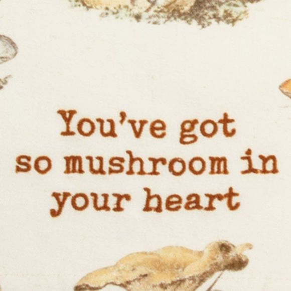 You've Got So Mushroom In Your Heart Funny Dish Cloth Towel | Cotton and Linen - Picture 3 of 4